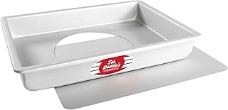 Fat Daddio's POBCC-9132 Anodized Aluminum Sheet Cake Pan with Removable Bottom, 9 x 13 x 2 inch
