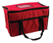 San Jamar 22" X 12" X 12" / red / Modern Pizza Delivery Bags