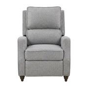 Textured-Upholstered Recliner with Pushback Design by Starlight Canyon Home – Textured, Grey