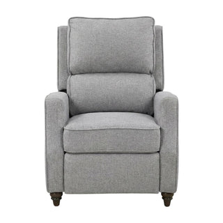 Textured-Upholstered Recliner with Pushback Design by Starlight Canyon Home – Textured, Grey