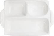 American Atelier Rectangle 3 Section Server, White