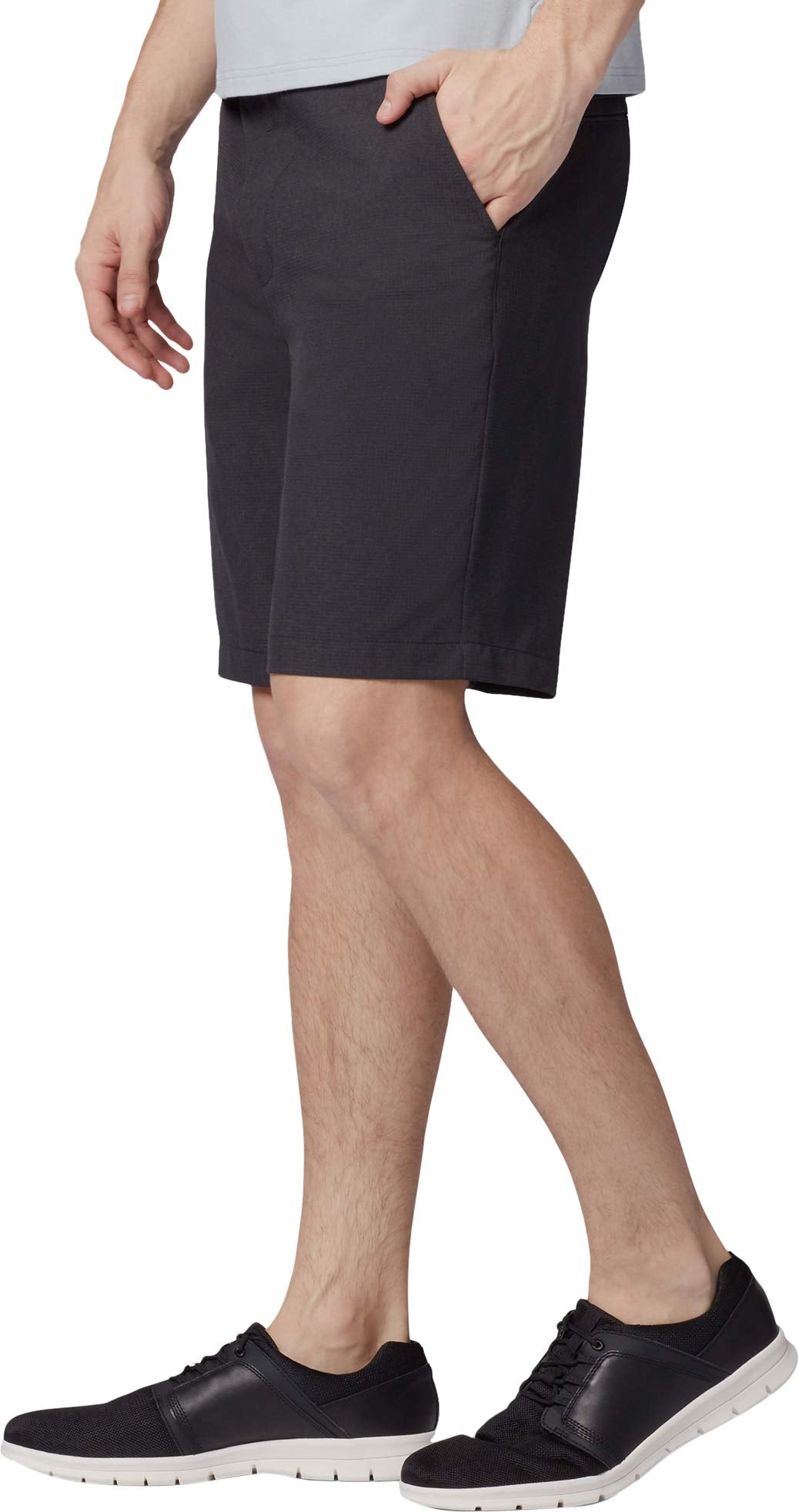 Men's Big & Tall Performance Series Air-Flow Short by Lee – Polyester, Dark Gray Heather, Model 4386084