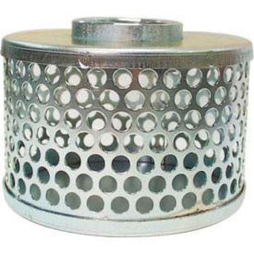 Round Hole Suction Strainers by Apache – 7"L x 5.5"W x 5.5"H, Plated Steel, Silver, Model 70001500