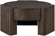 Steve Silver Salina Espresso Round Coffee Table in Brown