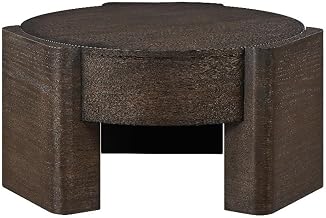 Steve Silver Salina Espresso Round Coffee Table in Brown