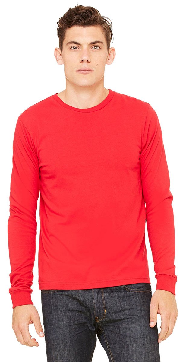 Bella + Canvas Large / Red / Long Sleeve T-Shirts