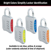 Master Lock Resettable Combination / 1 Pack / Gold Combination Padlocks
