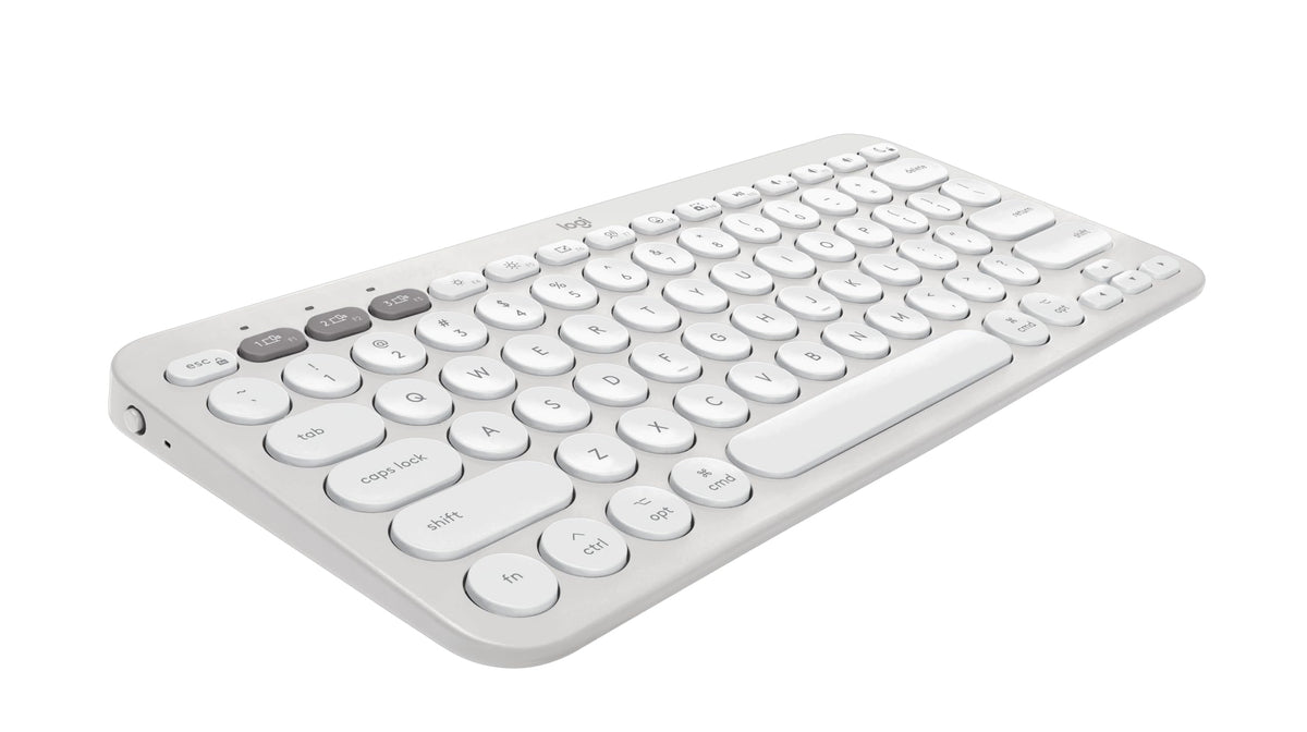 K380 Multi-Device Bluetooth Keyboard for Mac by Logitech – One Size, Plastic, White, Model 920-009729