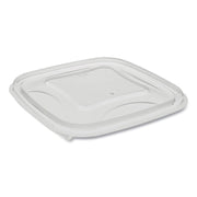 Pactiv Evergreen EarthChoice Square Recycled Bowl Flat Lid, 5.5 x 5.5 x 0.75, Clear, Plastic, 504/Carton