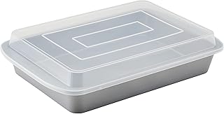 Farberware Golden Bake, Bakeware, Rectangular Cake Pan with Lid, 9x13 Inch