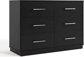Graco Essentials 6 Drawer Bedroom Dresser, Black