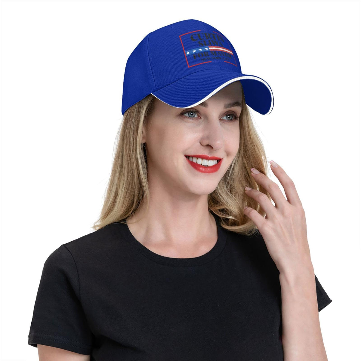 Curtis Sliwa for New York City Mayor 2025 Election Baseball Cap Dad Trucker Hat Blue by Viysuol – Blue, Model Blue-48