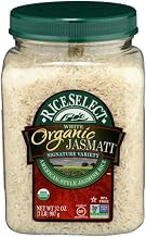 RiceSelect Organic Jasmati Rice, 32-Ounce Jars, 4-Count (905616)