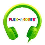 Flex‑Phones Kids Foam Headphones by HamiltonBuhl – 1, EVA foam, KIDS-GREEN, Model KIDS-GRN