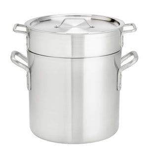 THERMALLOY Double Boiler Set 16 Quart Aluminum NSF by Browne Foodservice – Stainless Steel, Model 5813216