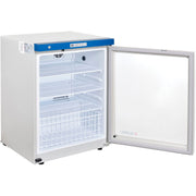 Undercounter Laboratory Refrigerator by Global Industrial – 25"L x 23.5"W x 37.88"H, 4.2 cubic_feet, White, Model HYC-118A