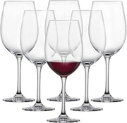 Schott Zwiesel Classico Red Wine Glass (Set of 6), Classic Burgundy Glasses for Red Wine, Dishwasher Safe Tritan Crystal Glasses, Made in Germany (Item No. 123651) | Classic burgundy glasses for red wine, dishwasher-safe Tritan® crystal glasses, made in Germany
