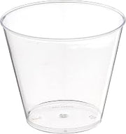 Fineline Settings Savviserve Clear 5 oz Hard Plastic Tumbler-Squat, 500 Pieces
