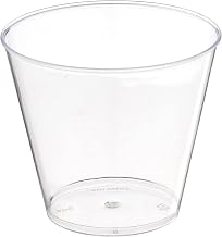 Fineline Settings Savviserve Clear 5 oz Hard Plastic Tumbler-Squat, 500 Pieces