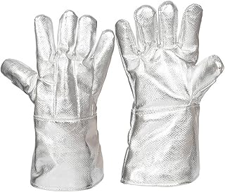 Tillman 993XL 14" Aluminized Carbon Kevlar Double Wool Lined Gloves, X-Large