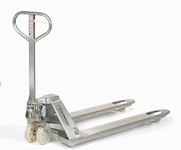 Global Industrial Pallet Jack Truck, Stainless Steel, 27 x 48, 4400 Lb. Capacity