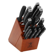 Forged Premio 18-pc Knife Block Set - Cherry by HENCKELS – 18-pc, German Stainless Steel, Cherry, Model 1024200