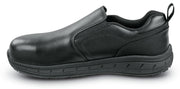 Men's Black Kinston MaxTrax Steel Toe SRO Slip-On Oxford (10.5 M) by SR Max – 10.5, Black, Model SRM4100