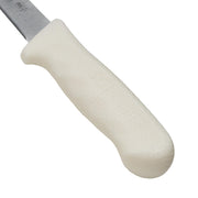 6" White Plastic Boning Knife with Handle by Winco – 6", Stainless Steel, White, Model KWP-62