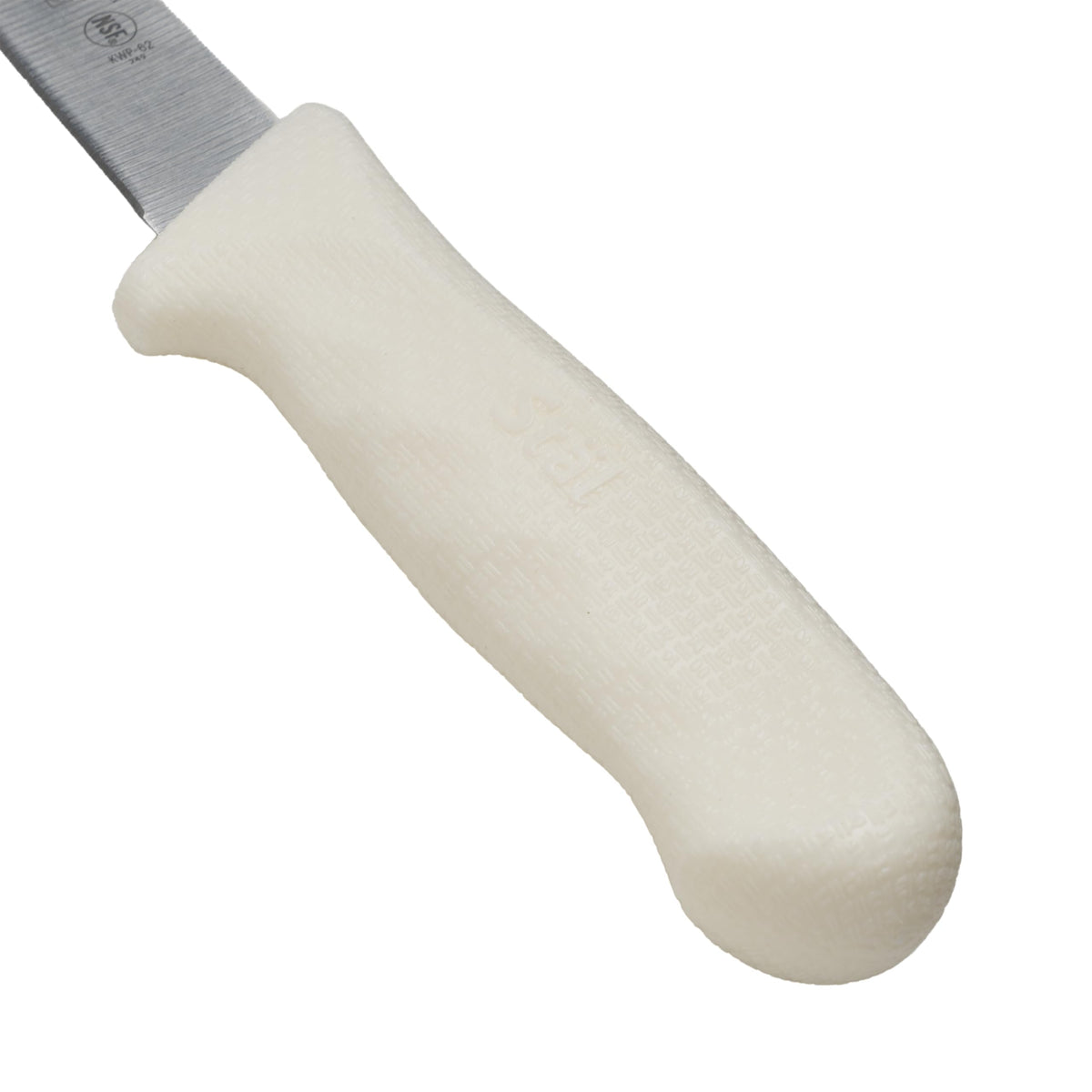 6" White Plastic Boning Knife with Handle by Winco – 6", Stainless Steel, White, Model KWP-62