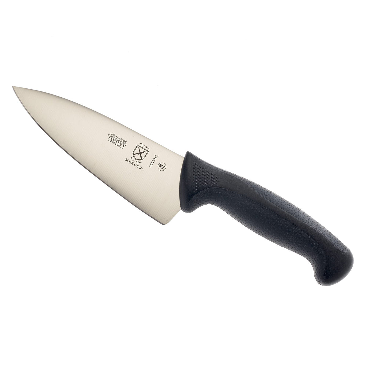 Millennia 6 Inch Chef's Knife by Mercer Culinary – 6", Stainless Steel, Black, Model M22606