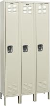Premium Wardrobe Locker- Tan 12inWx36inDx78inH Model# U3228-1PT