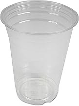 Boardwalk BWKPET16 16 oz. PET Plastic Cold Cups - Clear (50/Sleeve, 20 Sleeves/Carton)