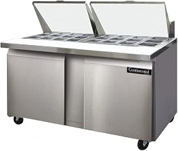 SW60-24M Mighty Top Sandwich Unit, 60" W, With 24 Pan Top Openings