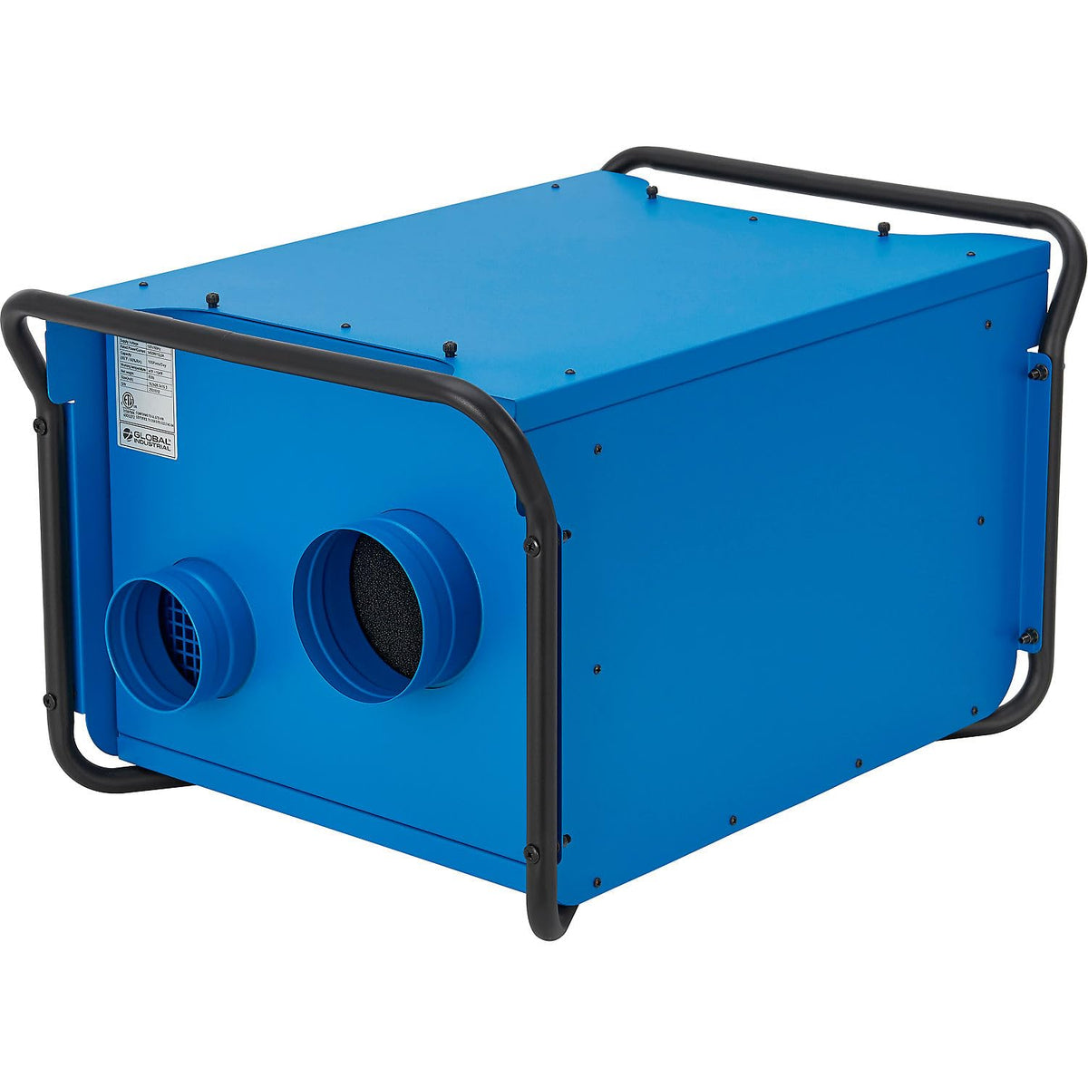 Desiccant Dehumidifier by Global Industrial – Metal, Black & Blue, Model DDH50
