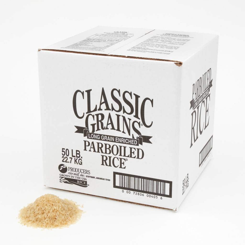 Rice Parboiled Cube Grains 50 Pound -- 1 Each by Producers Rice – Large