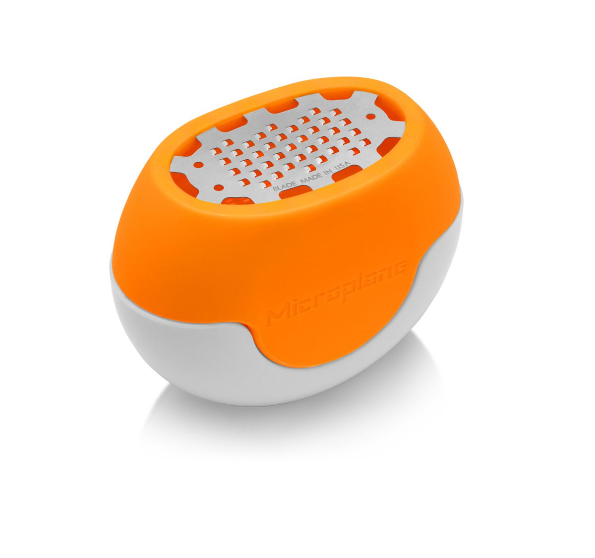 Flexi Zesti Handheld Citrus Zester (Orange) by Microplane – One Size, Stainless Steel, Orange, Model 34830E
