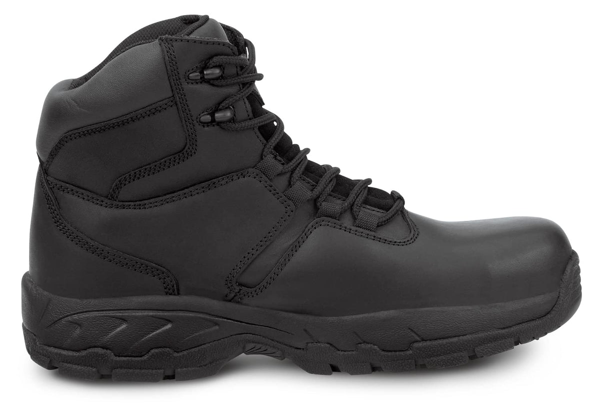 Mens, Black Denali MaxTRAX Composite Toe Waterproof SRO Boot by SR Max – 9.5 X-Wide, Black