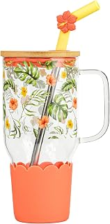 10 Strawberry Street Adria Hydration Travel Tumbler (Hibiscus Tropics)