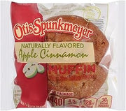 Otis Spunkmeyer Apple Cinnamon Muffins, Fully Baked & Individually Wrapped, 4 oz | Bulk 24-Count Case for Food Service & Snacking