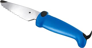 Kuhn Rikon kinderkitchen Children's Dog Knife with Serrated Blade, Blue