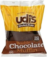 Udis Gluten Free Double Chocolate Muffin, 3 Ounce -- 36 per case.