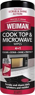 Weiman Cooktop & Microwave Cleaning Wipes - 30 Count