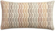 Michael Amini Sundance Ashbury Brown Oblong Pillow Set of 2 with Soft 100% Polyester Cover and Plush Filling for Comfortable Support and Stylish Autumn Accent in Living Room or Bedroom