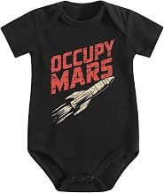 Baby Romper,Occupy Mars Grunge,Adorable Graphic Skin‑Friendly Durable Outfit