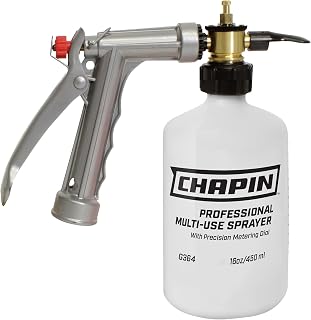 CHAPIN International G364 Professional Hose-end Sprayer with Metering Dial, Translucent White