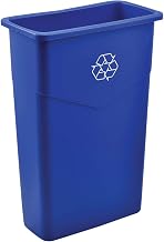Global Industrial 23 Gallon Slim Recycling Container, Plastic Construction