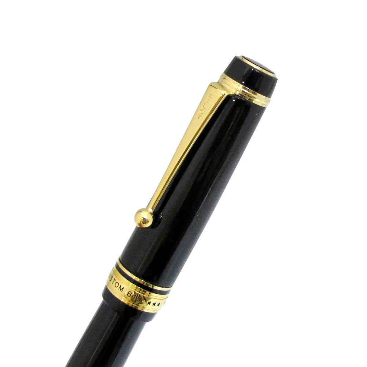 "CUSTOM 845" (nib : Fine) by PILOT – 1 Count (Pack of 1), Cap : Ebonite (finished by Urushi), Black, Model ﾊｲFKV5MRBF