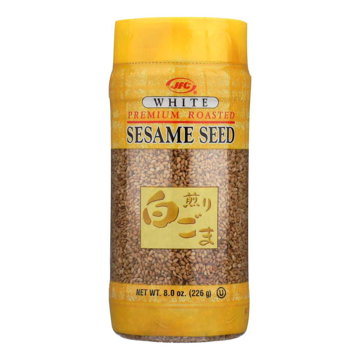 Wht Roast Sesame Seeds (12x8OZ) by JFC – 8 Ounces, Pack of 12