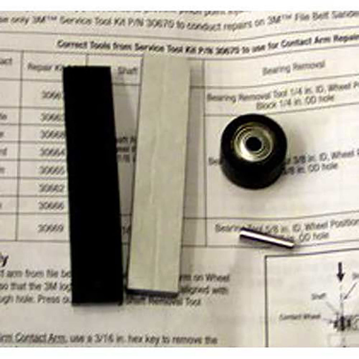 30663 File Belt Arm #28368 Repair Kit by 3M – 0.25"L x 6.5"W x 8"H, Model 60440248536