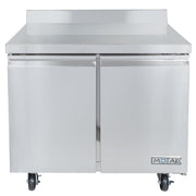 36 1/4" Worktop Refrigerator by MOTAK – 38.98x32.68x42.52, In Description, Check Images, Model MWR-36-X